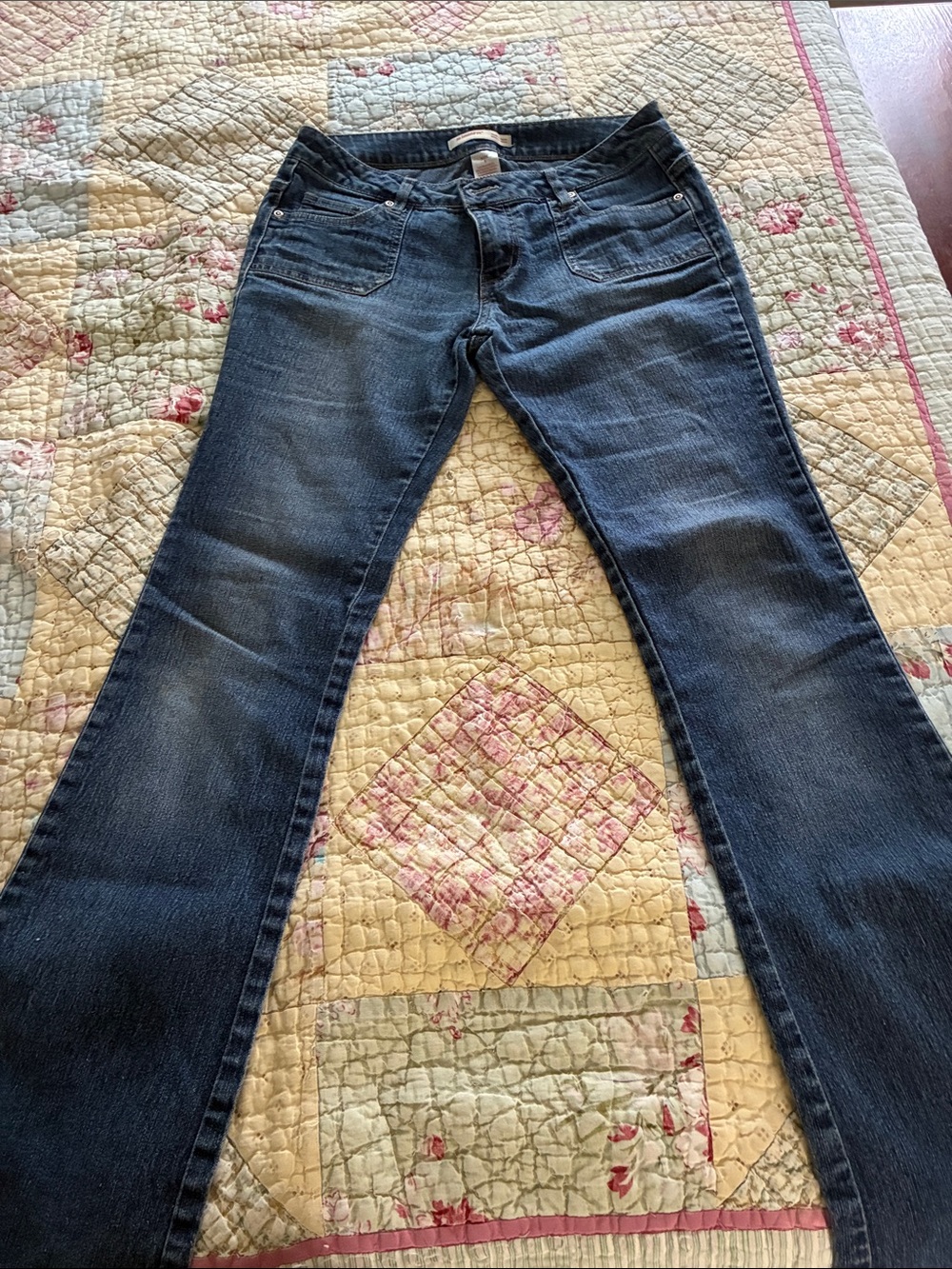No Boundaries Dark Blue Bootcut Jeans